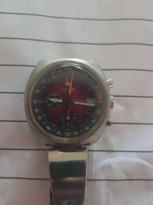 Tissot Navigator Automatic yachting Chronograph 1341 with rare red face