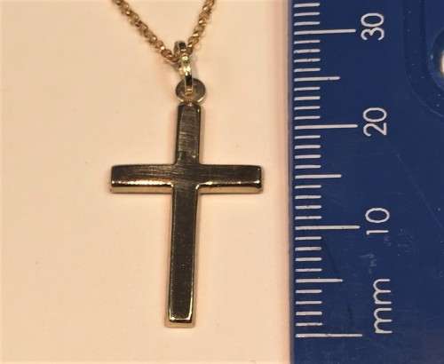 9K solid  9 carat Gold , stunning imported medium size Cross