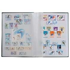 High quality NEW  stockbook from Lighthouse 16 whitePages=32  sides, 9 clear strips. Size A4