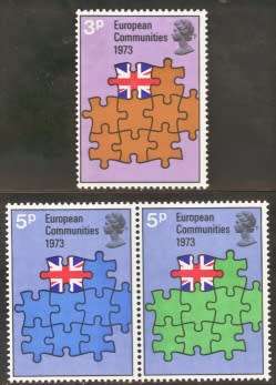 Great Britain commemorative stamp-  Year 1973complete  unmounted  set . Mint Never Hinged