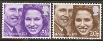 Great Britain commemorative stamp-  Year 1973 complete  unmounted  set . Mint Never Hinged