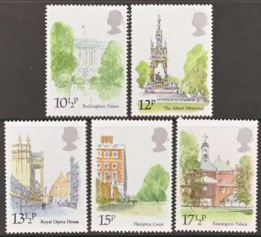 Great Britain commemorative stamp-  Year 1980- complete  unmounted  set . Mint Never Hinged