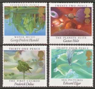 Great Britain commemorative stamp- Year 1985-complete  unmounted  set . Mint Never Hinged