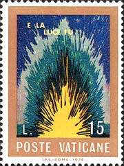 Vatican  year 1974 -Unmounted complete set  of 5 -----SG cat # 609/13