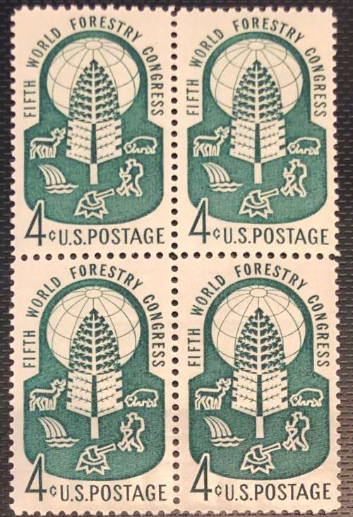 United States of  America ,year 1960-Unmounted Mint commemorative Block MNH  - Superb  condition