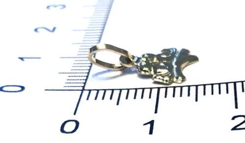 9K solid  9 carat Gold , stunning imported charm -  2 birds  in a nest