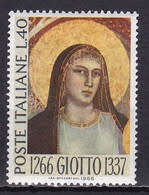 Italy Year 1966 Giotto -Mint unmounted- MNH  -1  val commemorative stamps , complete  set