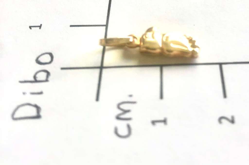 9K solid  9 carat yellow  Gold , stunning imported charm -small parrot