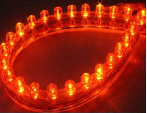 12 VOLT AMBER WATERPROOF  LED LIGHTS FOR VEHICLES  48 CM