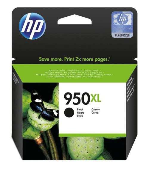 HP 950XL Black High Yield Printer Ink Cartridge Original CN045AE Single-pack