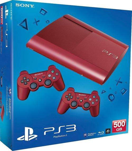 *RARE RED PS3 500gb