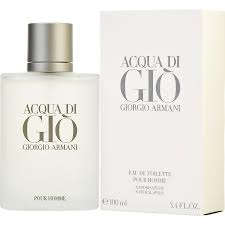 Men`s Armani Aqua Di Gio 100ml perfume (white bottle)