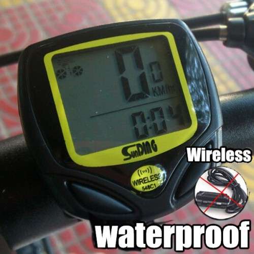 New Wireless Bike Bicycle LCD Computer Odometer Speedometer