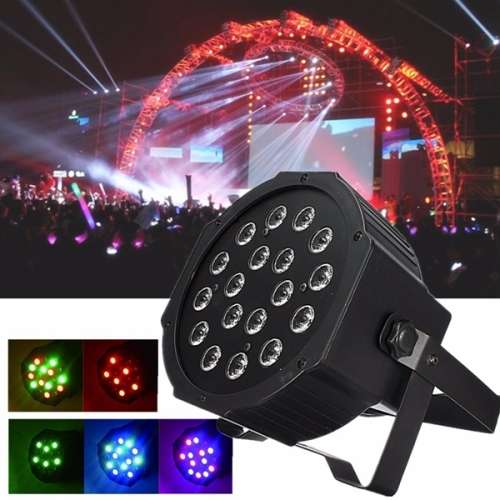18 LED Stage Light Control Modes Party Disco DJ Lighting