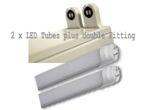 T8 1200MM Led Tube Light 4ft Frosted with Double LED Fitting
