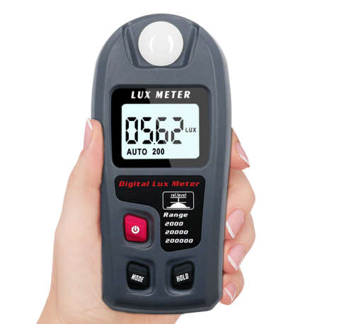 Digital lux light meter