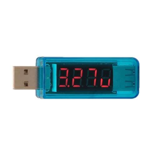 Digital Display USB Portable Tension Volt Meter BatteryTester