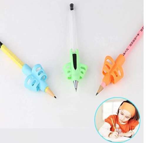 Students Silicone Two Finger Ergonomic Posture Correction Pen Grips