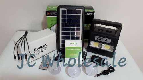 Home Solar System with Built in Radio and MP3 Player