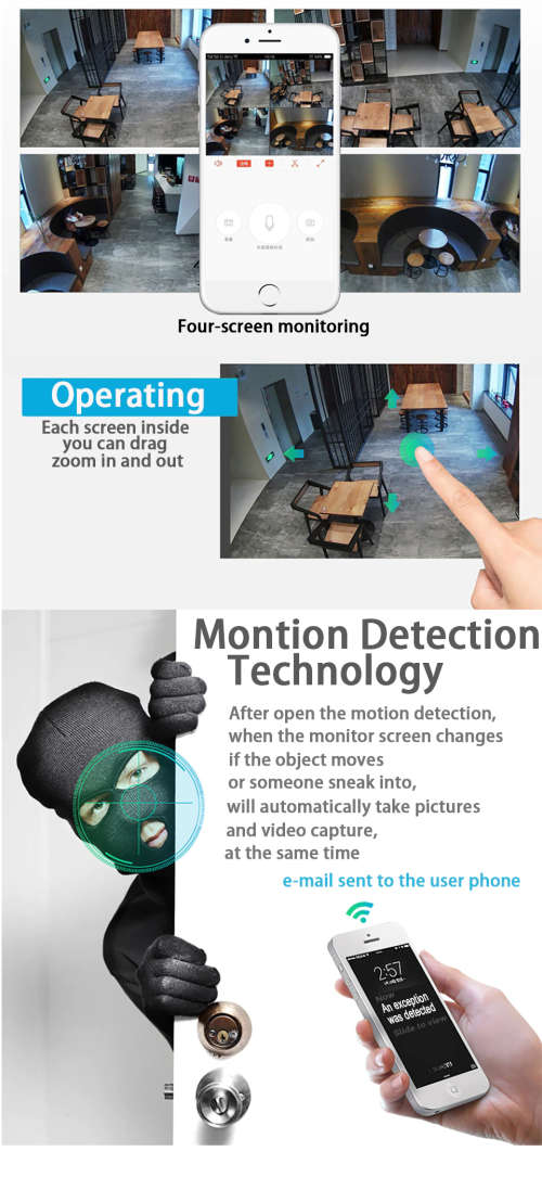 Wireless WiFi Panorama Camera Bulb