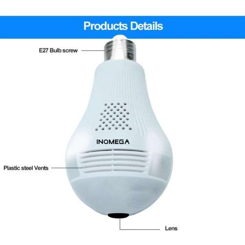Wireless WiFi Panorama Camera Bulb