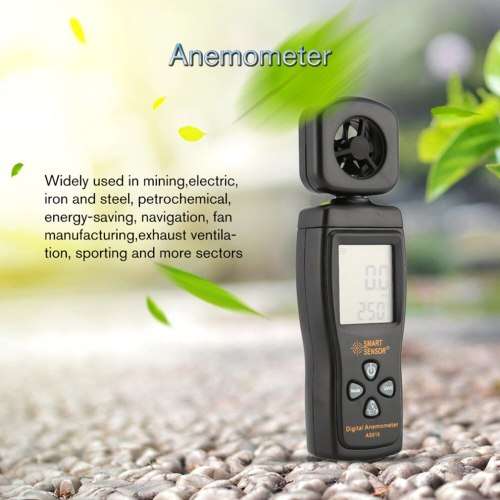 Digital Anemometer  Wind Speed Gauge Meter