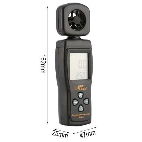 Digital Anemometer  Wind Speed Gauge Meter