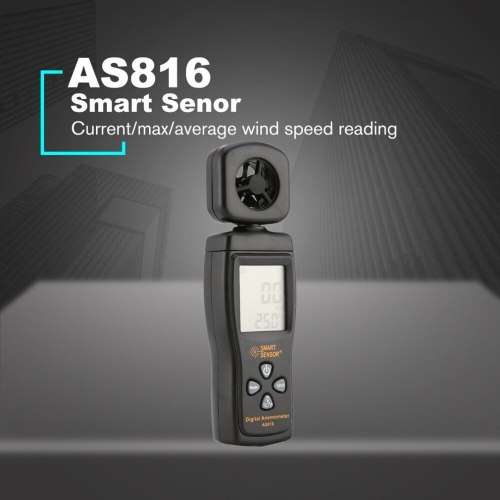 Digital Anemometer  Wind Speed Gauge Meter