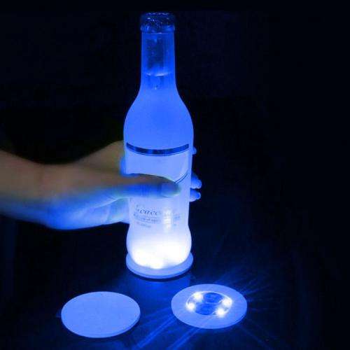 Mini LED Glow Coaster Mat White light