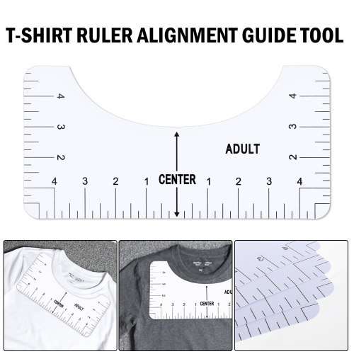 4pcs TShirt Alignment ruler set