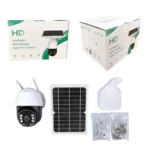 Special Offer limited stock Solar PTZ 4G Camera wth Sim Card slot ICSEE app (Batteries Included)