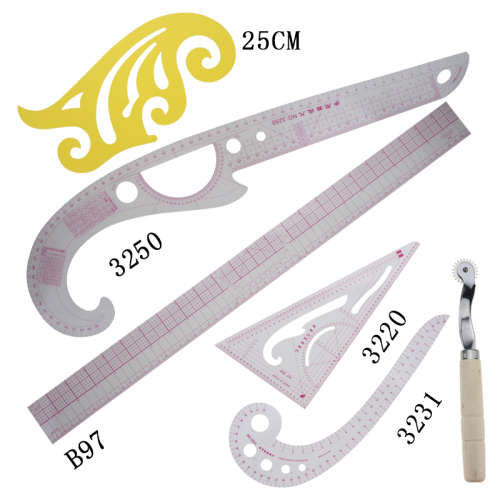French Curve Ruler set