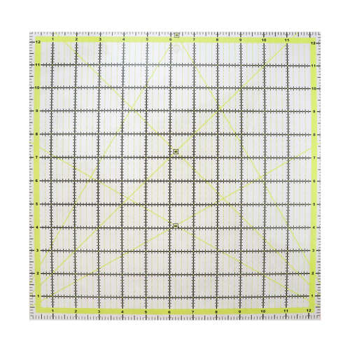 Square Acrylic Fabric Ruler for Patchwork, Sewing and Quilting 4 pcs/set