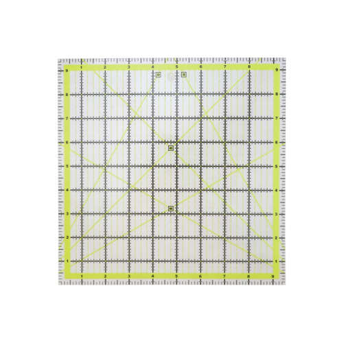 Square Acrylic Fabric Ruler for Patchwork, Sewing and Quilting 4 pcs/set