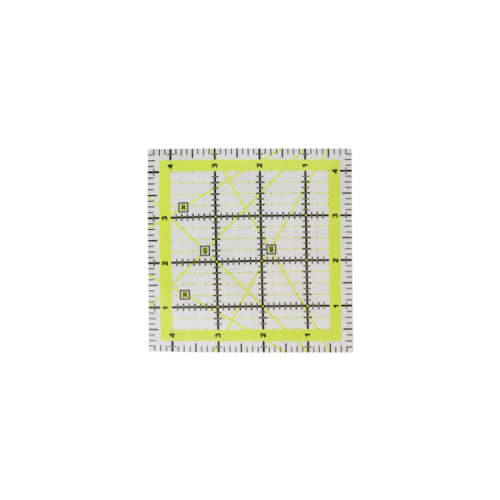 Square Acrylic Fabric Ruler for Patchwork, Sewing and Quilting 4 pcs/set