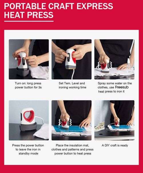 Mini Portable Heat Press