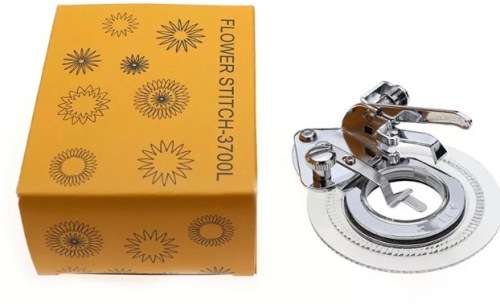 Flower sewing presser foot