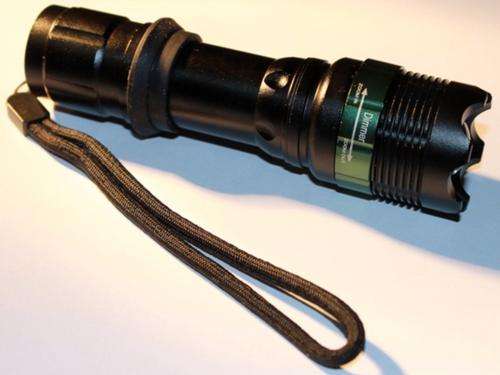 Flashlight New Fashionable CREE Q5 LED 7W ZoomableTorch 400 Lumens