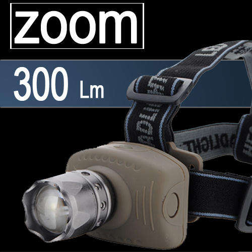 CREE 5W 300Lumens Zoomable LED Headlight Headlamp