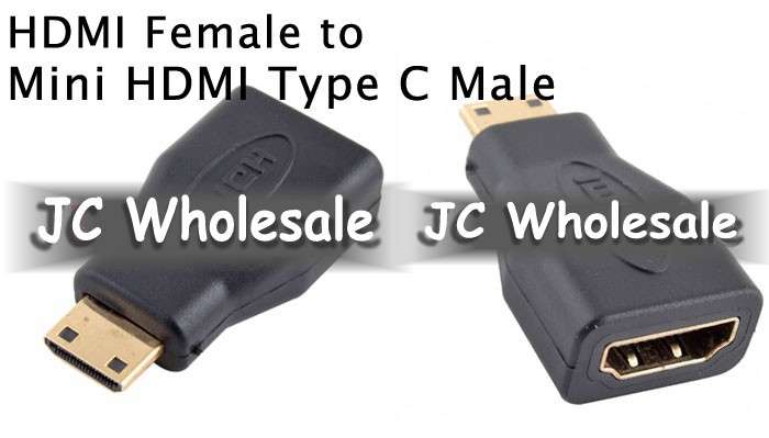 HDMI Female to Mini HDMI Type C Male Converter Adapter