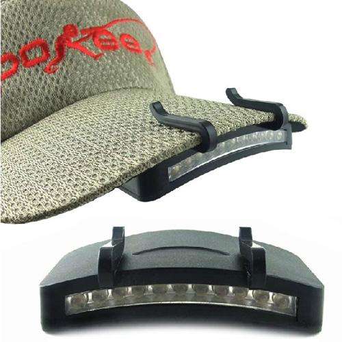 Light x 11  LED Clip On Cap Hat Walking Cycling Hunting Fishing great gift
