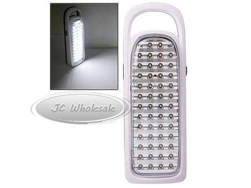 50 SMD RECHARGEABLE EMERGENCY LIGHT WITH BUILT IN BATTERY AND CHARGER CABLE