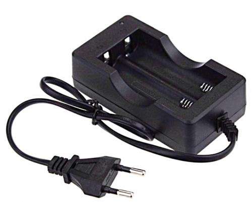 Battery Dual Rechargeable Li-Ion Charger AC 110V/220V 18650