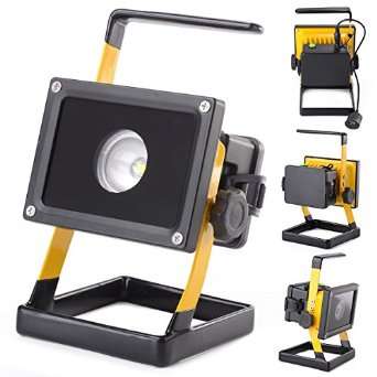 Floodlight 30W Portable Rechargeable Cordless LED Work Light Flood Light