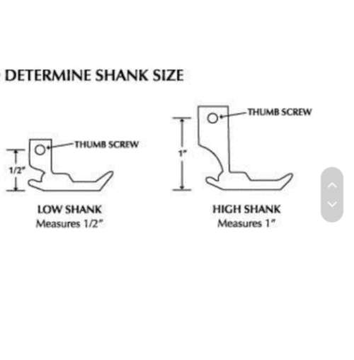Wide Rolled Hem Presser Foot set
