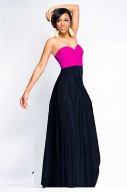 Infinity Twist Dress Two Tone 2 MAXI + Free Buckles and Boob Tube