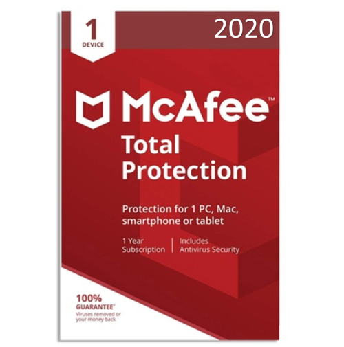 Premium McAfee Total Protection 2020 | 1 YEAR | Anti-Virus | Multidevice | *BARGAIN*