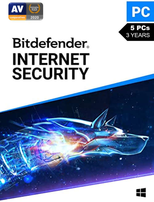 Bitdefender Internet Security 2021 - 5PCs | 3 Years