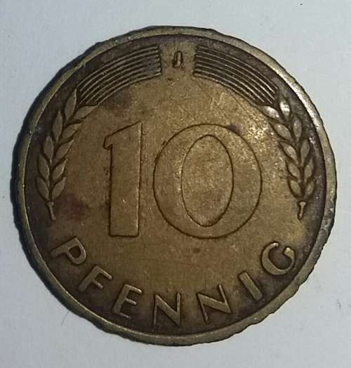 1950 J - 10 PFENNIG - GERMANY