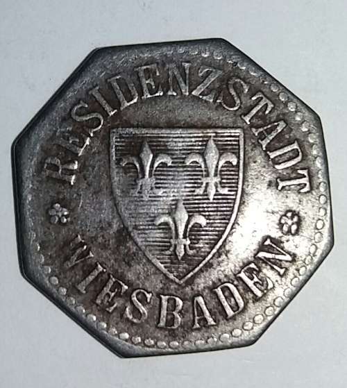 1917 - 10 PFENNIG - KRIEGSGELD/WIESBADEN GERMANY
